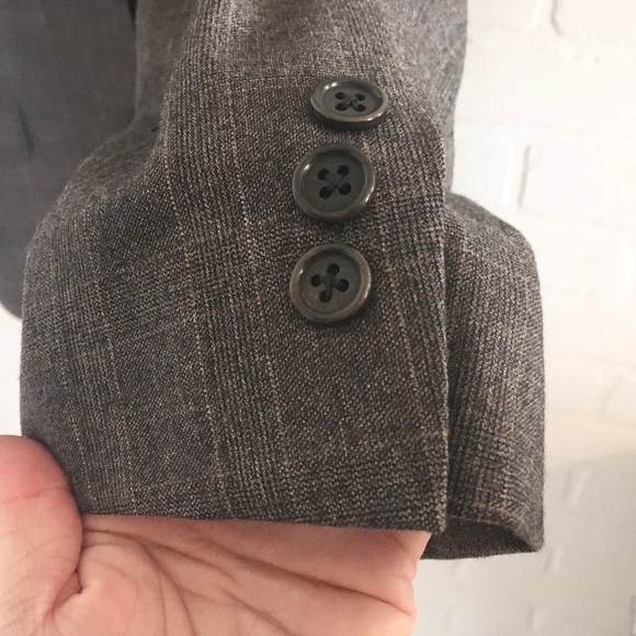 JoS. A. Bank Men’s Blazer Signature Gold Model Gordon Charcoal Gray/Cream Sz 42S - Picture 5 of 13